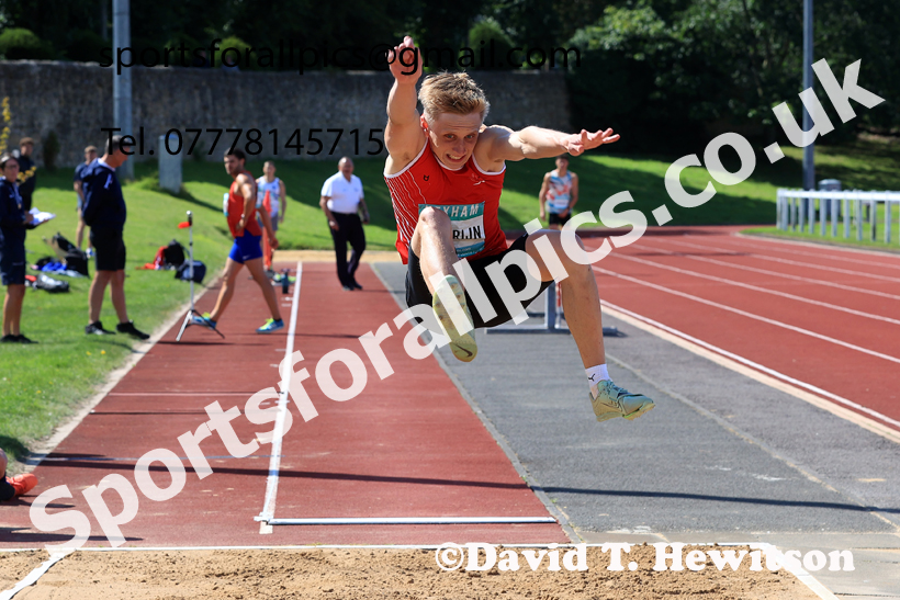Decathlon long jump, 2025 EAP International Combined Events, Hexham, Northumberland.  Photo: David T. Hewitson/Sports for All Pics